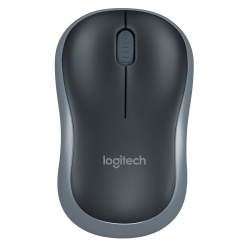 Logitech M185 Optical Mouse - Black, Grey