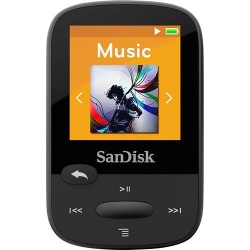 8GB SanDisk Clip Sport MP3 Player - Black