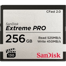 256GB SanDisk Extreme Pro CFast 2.0 Memory Card