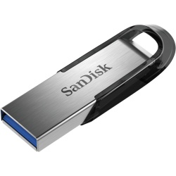 128GB SanDisk Ultra Flair Flash USB3.0 Flash Drive - Black,Silver