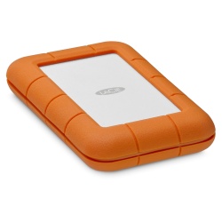 2TB Seagate LaCie Rugged Portable Hard Drive - Orange