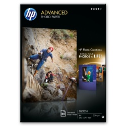HP Advanced 4x6 Glossy Photo Paper - 50 Sheets