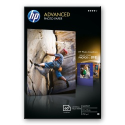 HP Advanced 10x15 Glossy Photo Paper - 60 Sheets