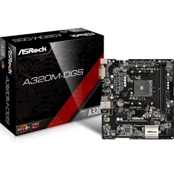 Asrock A320M-DGS AMD A320 AM4 Micro ATX DDR4-SDRAM Motherboard