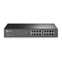 TP-Link TL-SG1016PE 16-Port Managed Gigabit Ethernet Network Switch - Black