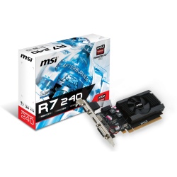 MSI Radeon R7 240 1GB GDDR3 Graphics Card