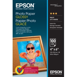 Epson Glossy 4x6 Photo Paper - 100 Sheets