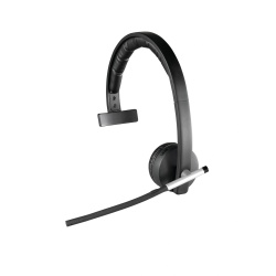 Logitech H820e Wireless Monaural Mono Headset - Black