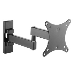Siig CE-MT1B12-S2 Articulating Wall Mount Monitor Arm - Up to 27-inch Screen - Black