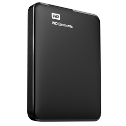 500GB Western Digital Elements 2.5-inch USB3.0 Portable Hard Drive - Black