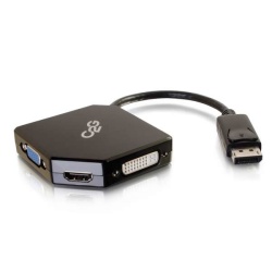 C2G 54340 DisplayPort, HDMI, VGA Adapter - Black