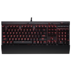 Corsair K70 LUX MX Gaming Keyboard - German Layout - Black, Red Backlight