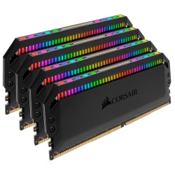 64GB Corsair Dominator Platinum RGB Series 3000MHz CL15 DDR4 Quad Memory Kit (4 x 16GB)