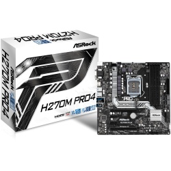Asrock Intel H270M Pro 4 Micro ATX DDR4-SDRAM Motherboard