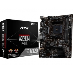 MSI AMD A320 AM4 PRO-E Micro ATX DDR4-SDRAM Motherboard
