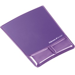 Fellowes Health V Mouse Pad with Pillow Wrist Support - Purple