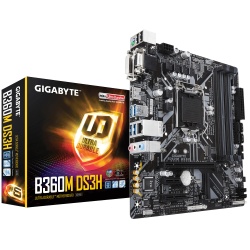 Gigabyte Intel B360 Express LGA 1151 Micro ATX DDR4-SDRAM Motherboard