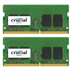 16GB Crucial DDR4 SO-DIMM 2400MHz PC4-19200 CL17 1.2V Dual Laptop Memory Kit (2 x 8GB)