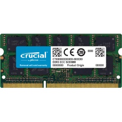 8GB Crucial DDR3 SO DIMM 1600MHz PC3-12800 CL11 Memory Module