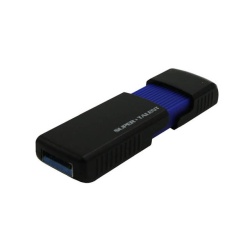 128GB Super Talent Express USB3.2 Flash Drive - Black, Blue