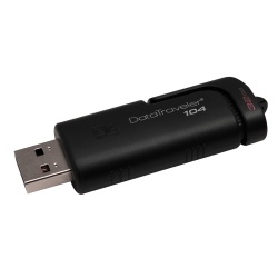 16GB Kingston Data Traveler USB2.0 Type A Flash Drive - Black