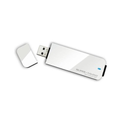 128GB Super Talent Technology Express RC4 USB3.2 Flash Drive - White