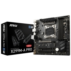 MSI A Pro Intel X299 LGA2066 DDR4 Micro ATX Motherboard
