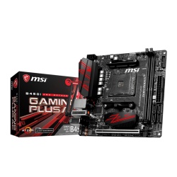 MSI Gaming Plus AMD B450 DDR4-SDRAM Mini-ITX Motherboard