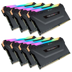 128GB Corsair Vengeance RGB 3200MHz CL16 DDR4 Octuple Memory Kit (8 x 16GB)