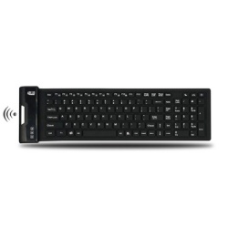 Adesso SlimTouch 2200 RF Wireless QWERTY Black Keyboard - US English Layout