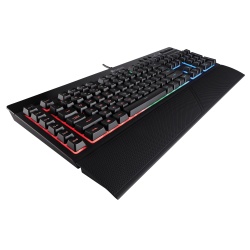 Corsair Tastatur Gaming K55 RGB LED USB QWERTZ Black Keyboard - German Layout