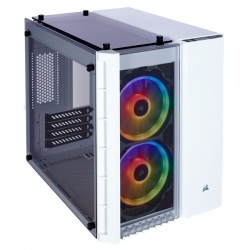 Crystal Series 280X RGB Micro ATX Computer Tower - White