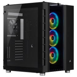 Corsair Crystal 680X RGB Midi Computer Tower - Black