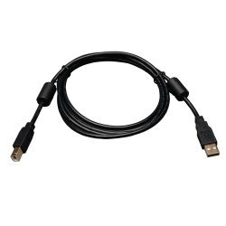 Tripp Lite 6FT USB2.0 Hi-Speed USB-A Male to USB-B Male Cable with Ferrite Chokes