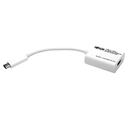 Tripp Lite USB-C Male to HDMI Female Adapter Cable - White