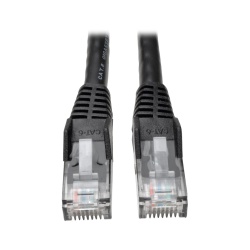 Tripp Lite Cat6 Gigabit 1.83M RJ45 Male Snagless Molded Patch Cable - Black