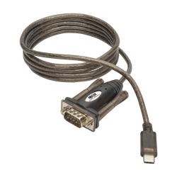 Tripp Lite 1.52M USB-C Male to DB9 Male Serial Adapter Cable