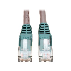 Tripp Lite 10FT RJ45 Male Cat6 Gigabit Crossover Molded Network Patch Cable - Gray