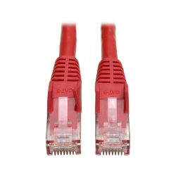 Tripp Lite 20FT RJ45 Male Cat6 Gigabit Snagless Molded Patch Cable - Red