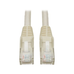 Tripp Lite 15FT RJ45 Male Cat6 Gigabit Snagless Molded Patch Cable - White