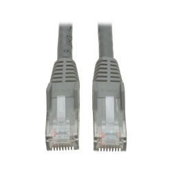 Tripp Lite 10FT RJ45 Male Cat6 Gigabit Snagless Molded Patch Cable - Grey