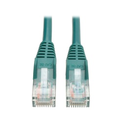Tripp Lite 14FT RJ45 Male Cat5e 350MHz Snagless Molded Patch Cable - Green