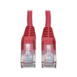 Tripp Lite 7FT RJ45 Male Cat5e 350MHz Snagless Molded Patch Cable - Red