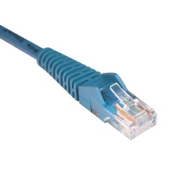 Tripp Lite 6FT RJ45 Cat5e 350MHz Snagless Molded Patch Cable - Blue