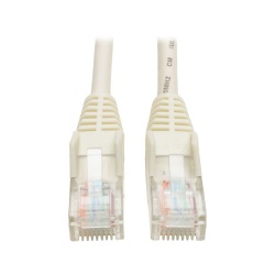 Tripp Lite 3FT RJ45 Male Cat5e 350MHz Snagless Molded Patch Cable - White