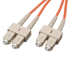 Tripp Lite 3FT SC to SC Duplex Multimode 62.5/125 Fiber Patch Cable - Orange