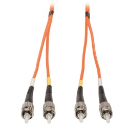 Tripp Lite 164FT ST to ST Duplex Multimode 62.5/125 Fiber Patch Cable - Orange