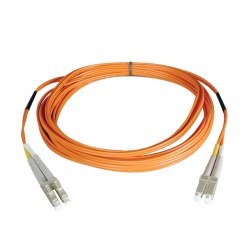 Tripp Lite 69FT LC to LC Duplex Multimode 62.5/125 Fiber Patch Cable - Orange