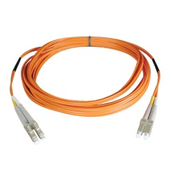 Tripp Lite 23FT LC to LC Duplex Multimode 62.5/125 Fiber Patch Cable - Orange