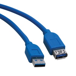 Tripp Lite 6FT USB3.0 USB-A Male to USB-A Female SuperSpeed Extension Cable - Blue